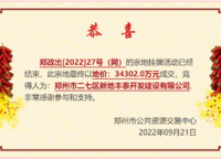 鄭地二七城投儲備用地 鄭政出[2022]27號（網(wǎng)）地塊