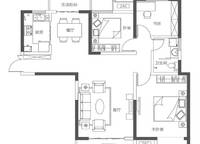 3室2廳1衛(wèi) 約119㎡ 3室2廳1衛(wèi)1廚 119.00㎡