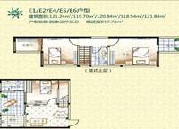 E1/E2/E4/E5/E6戶型 4室2廳2衛(wèi)1廚 121.24㎡