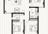 二期3#標準層3-1戶型兩室兩廳一衛(wèi)87㎡ 2室2廳1衛(wèi)1廚 87.00㎡
