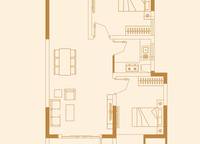 3#樓h戶 2室2廳1衛(wèi)1廚 79.00㎡