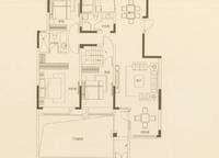 三室兩廳[F1戶型] 159.3㎡ 3室2廳2衛(wèi)1廚 159.30㎡