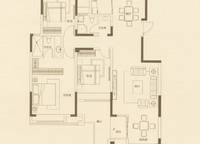 三室兩廳[F2戶型] 150.9㎡ 3室2廳2衛(wèi)1廚 150.90㎡