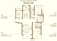89平米戶型 3室2廳1衛(wèi)1廚 89.00㎡
