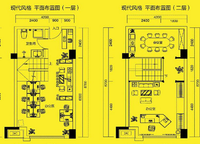 45㎡LOFT戶型 1室1廳1衛(wèi)1廚 45.00㎡