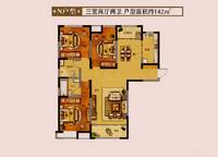 3室2廳2衛(wèi) 142㎡ 3室2廳2衛(wèi)1廚 142.00㎡