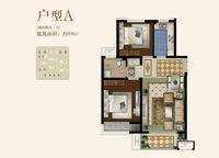 戶型A 2室2廳1衛(wèi) 89㎡ 2室2廳1衛(wèi)1廚 89.00㎡