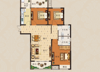 A5戶型三室兩廳兩衛(wèi)122㎡ 3室2廳2衛(wèi)1廚 122.00㎡
