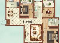 四期3#樓A-2戶型 3室2廳1衛(wèi)1廚 123.00㎡