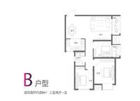 一期B戶型89㎡ 3室2廳1衛(wèi)1廚 89.00㎡