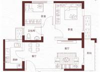 69㎡兩房戶型 2室2廳1衛(wèi)1廚 69.00㎡