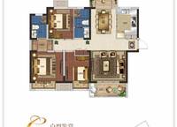 鄭州綠地城C戶型三房兩廳兩衛(wèi)120㎡ 3室2廳2衛(wèi)1廚 120.00㎡
