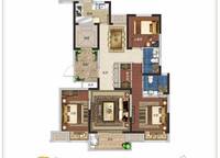 鄭州綠地城F戶型三房兩廳兩衛(wèi)123㎡ 3室2廳2衛(wèi)1廚 123.00㎡