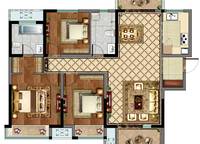 124㎡（三室兩廳兩衛(wèi)） 3室2廳2衛(wèi)1廚 124.00㎡