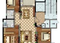 142㎡三室兩廳兩衛(wèi) 3室2廳2衛(wèi)1廚 142.00㎡