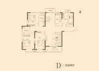 D戶型 4室2廳2衛(wèi)1廚 171.53㎡