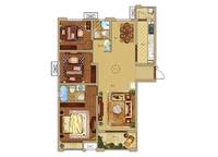 高層C1戶型三室兩廳兩衛(wèi)一廚 3室2廳2衛(wèi)1廚 130.00㎡