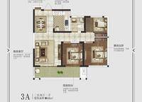 觀瀾庭A戶型 3室2廳1衛(wèi)1廚 88.00㎡