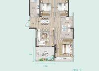 C-攬春 3室2廳1衛(wèi)1廚 125.00㎡