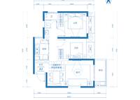 A2 2室2廳1衛(wèi)1廚 75.00㎡