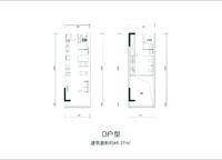 LOFT公寓D戶型 1室1廳2衛(wèi)0廚 46.00㎡