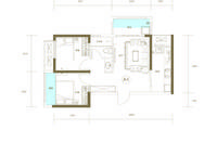 三期8#A4 2室2廳1衛(wèi)1廚 69.00㎡