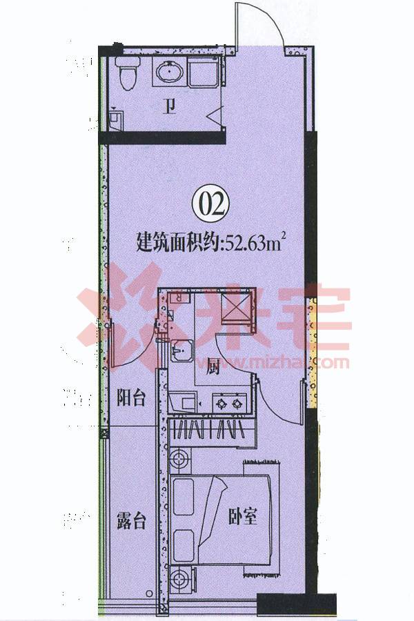 二手房小区 金成时代广场 户型图(9)